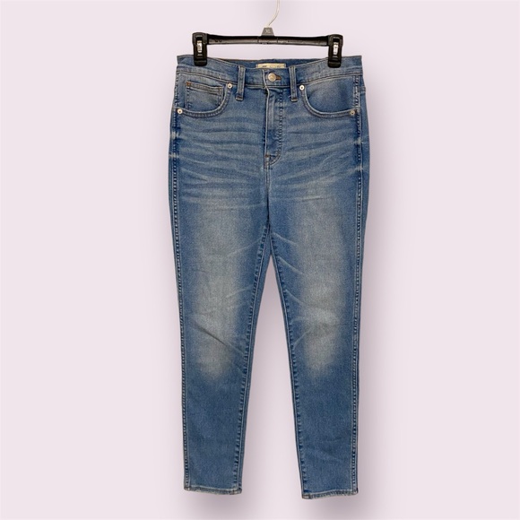 Madewell 10" High-Rise Skinny Crop Jeans in Horne Wash size 28 - Picture 5 of 11